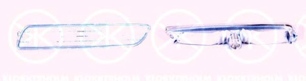 Lampa laterala 90080905 KLOKKERHOLM - Iluminare de pozitie/demarcare/piese