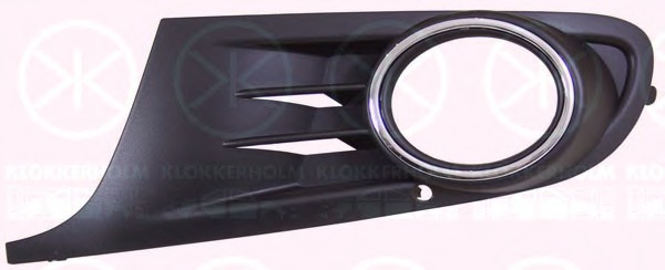 Grila ventilatie, bara protectie 9534914A1 KLOKKERHOLM - Partea frontala/grila radiator