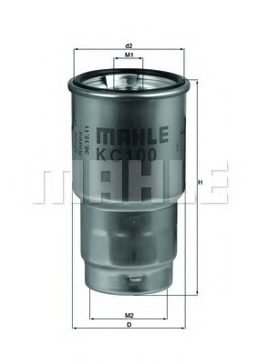 filtru combustibil KC 100D KNECHT - Filtru combustibil/carcasa filtru combustibil KC 100D KNECHT - Filtru combustibil/carcasa