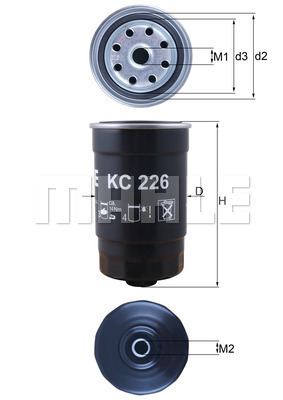 filtru combustibil KC 226 KNECHT - Filtru combustibil filtru combustibil KC 226 KNECHT - Filtru combustibil