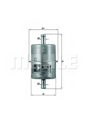 filtru combustibil KL 12 OF KNECHT - Filtru combustibil filtru combustibil KL 12 OF KNECHT - Filtru combustibil