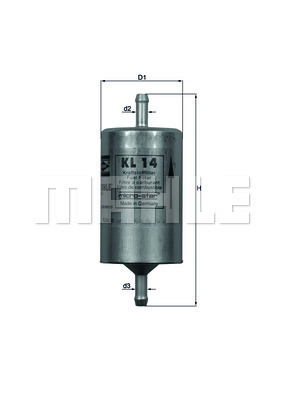 filtru combustibil KL 14 KNECHT - Filtru combustibil/carcasa filtru combustibil KL 14 KNECHT - Filtru combustibil/carcasa