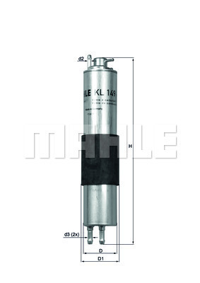 filtru combustibil KL 149 KNECHT - Filtru combustibil/carcasa filtru combustibil KL 149 KNECHT - Filtru combustibil/carcasa