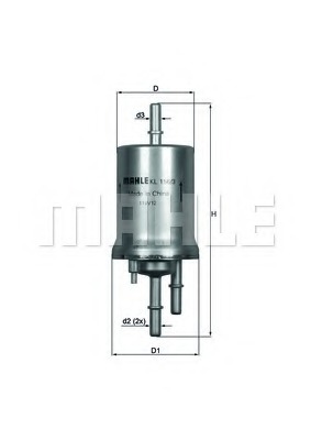 filtru combustibil KL 156/3 KNECHT - Filtru combustibil/carcasa filtru combustibil KL 156/3 KNECHT - Filtru combustibil/carcasa