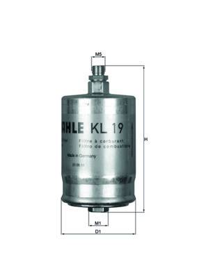 filtru combustibil KL 19 KNECHT - Filtru combustibil/carcasa filtru combustibil KL 19 KNECHT - Filtru combustibil/carcasa