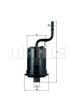 filtru combustibil KL 245 KNECHT - Filtru combustibil filtru combustibil KL 245 KNECHT - Filtru combustibil