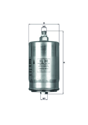 filtru combustibil KL 38 KNECHT - Filtru combustibil filtru combustibil KL 38 KNECHT - Filtru combustibil