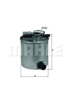 filtru combustibil KL 440/15 KNECHT - Filtru combustibil/carcasa