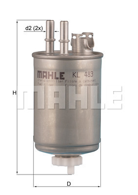 filtru combustibil KL 483 KNECHT - Filtru combustibil/carcasa filtru combustibil KL 483 KNECHT - Filtru combustibil/carcasa