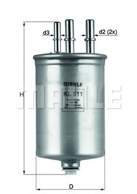 filtru combustibil KL 511 KNECHT - Filtru combustibil/carcasa filtru combustibil KL 511 KNECHT - Filtru combustibil/carcasa