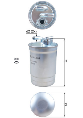 filtru combustibil KL 554D KNECHT - Filtru combustibil filtru combustibil KL 554D KNECHT - Filtru combustibil