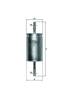 filtru combustibil KL 559 KNECHT - Filtru combustibil/carcasa filtru combustibil KL 559 KNECHT - Filtru combustibil/carcasa