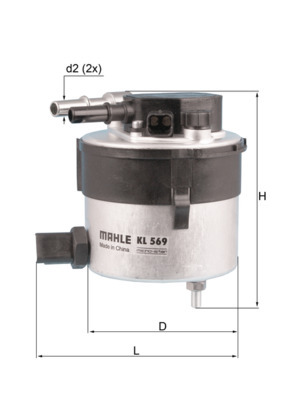 filtru combustibil KL 569 KNECHT - Filtru combustibil/carcasa filtru combustibil KL 569 KNECHT - Filtru combustibil/carcasa