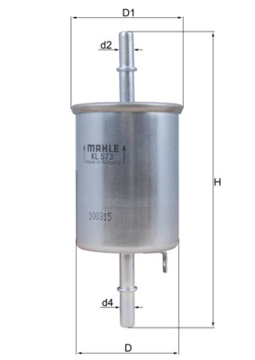filtru combustibil KL 573 KNECHT - Filtru combustibil filtru combustibil KL 573 KNECHT - Filtru combustibil