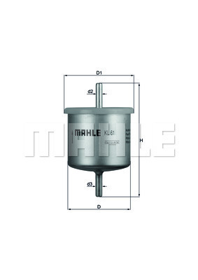 filtru combustibil KL 61 KNECHT - Filtru combustibil/carcasa filtru combustibil KL 61 KNECHT - Filtru combustibil/carcasa