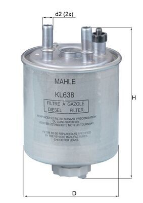 filtru combustibil KL 638 KNECHT - Filtru combustibil/carcasa filtru combustibil KL 638 KNECHT - Filtru combustibil/carcasa