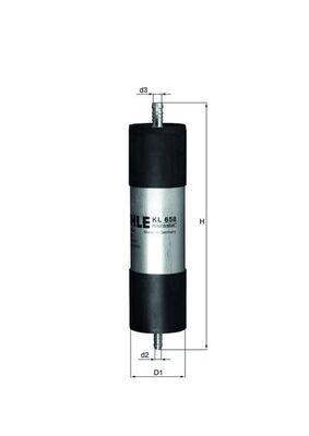 filtru combustibil KL 658 KNECHT - Filtru combustibil filtru combustibil KL 658 KNECHT - Filtru combustibil