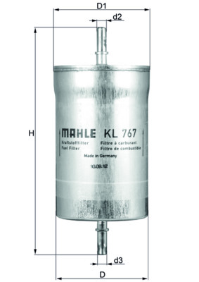 filtru combustibil KL 767 KNECHT - Filtru combustibil filtru combustibil KL 767 KNECHT - Filtru combustibil