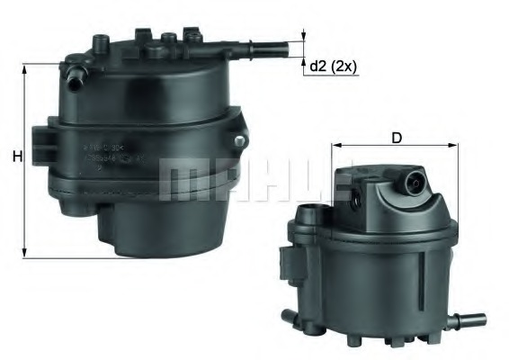 filtru combustibil KL 777D KNECHT - Filtru combustibil/carcasa filtru combustibil KL 777D KNECHT - Filtru combustibil/carcasa