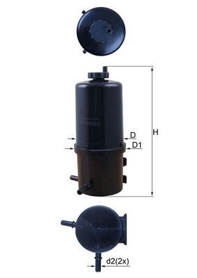filtru combustibil KL 787 KNECHT - Filtru combustibil filtru combustibil KL 787 KNECHT - Filtru combustibil