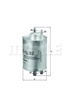 filtru combustibil KL 82 KNECHT - Filtru combustibil/carcasa filtru combustibil KL 82 KNECHT - Filtru combustibil/carcasa
