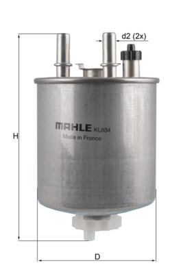 filtru combustibil KL 834 KNECHT - Filtru combustibil/carcasa filtru combustibil KL 834 KNECHT - Filtru combustibil/carcasa