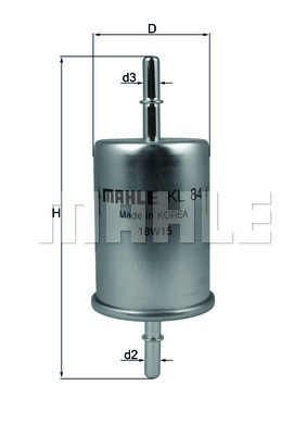 filtru combustibil KL 84 KNECHT - Filtru combustibil/carcasa filtru combustibil KL 84 KNECHT - Filtru combustibil/carcasa