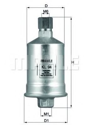 filtru combustibil KL 94 KNECHT - Filtru combustibil/carcasa filtru combustibil KL 94 KNECHT - Filtru combustibil/carcasa