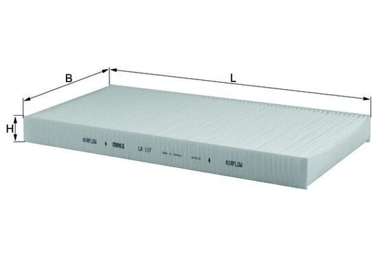 Filtru, aer habitaclu LA 117 KNECHT - Filtru aer habitaclu Filtru, aer habitaclu LA 117 KNECHT - Filtru aer habitaclu