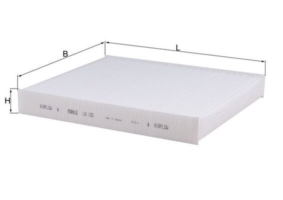 Filtru, aer habitaclu LA 120 KNECHT - Filtru aer habitaclu Filtru, aer habitaclu LA 120 KNECHT - Filtru aer habitaclu