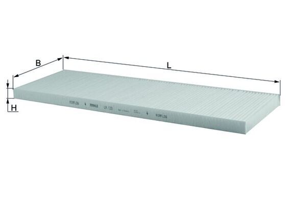 Filtru, aer habitaclu LA 123 KNECHT - Filtru aer habitaclu