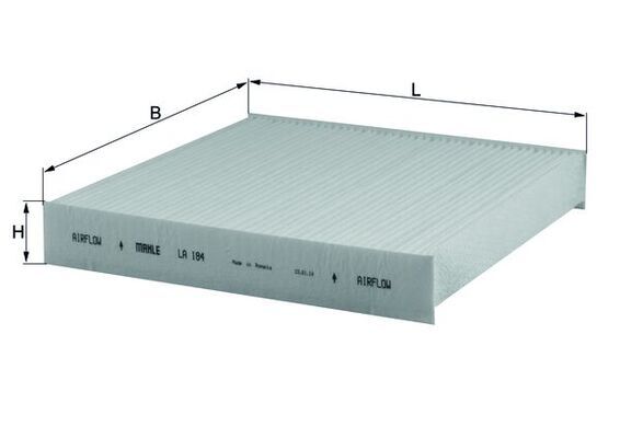 Filtru, aer habitaclu LA 184 KNECHT - Filtru aer habitaclu Filtru, aer habitaclu LA 184 KNECHT - Filtru aer habitaclu