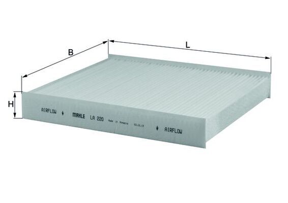 Filtru, aer habitaclu LA 220 KNECHT - Filtru aer habitaclu Filtru, aer habitaclu LA 220 KNECHT - Filtru aer habitaclu