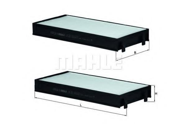 Filtru, aer habitaclu LA 221/S KNECHT - Filtru aer habitaclu