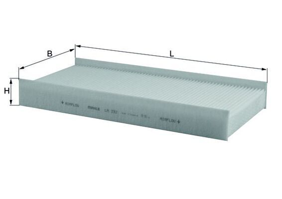 Filtru, aer habitaclu LA 232 KNECHT - Filtru aer habitaclu Filtru, aer habitaclu LA 232 KNECHT - Filtru aer habitaclu