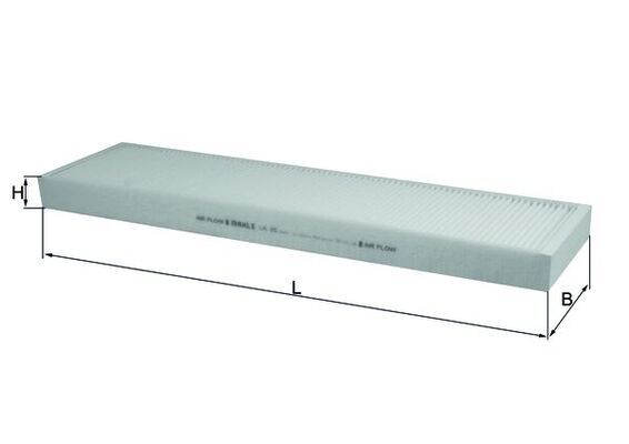 Filtru, aer habitaclu LA 25 KNECHT - Filtru aer habitaclu