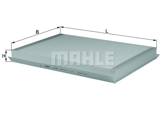 Filtru, aer habitaclu LA 307 KNECHT - Filtru aer habitaclu Filtru, aer habitaclu LA 307 KNECHT - Filtru aer habitaclu