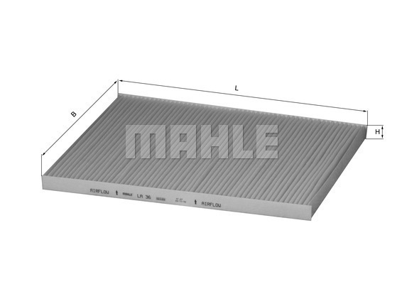 Filtru, aer habitaclu LA 36 KNECHT - Filtru aer habitaclu