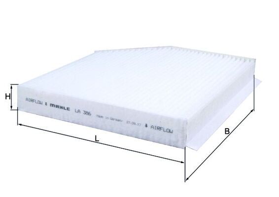 Filtru, aer habitaclu LA 386 KNECHT - Filtru aer habitaclu Filtru, aer habitaclu LA 386 KNECHT - Filtru aer habitaclu
