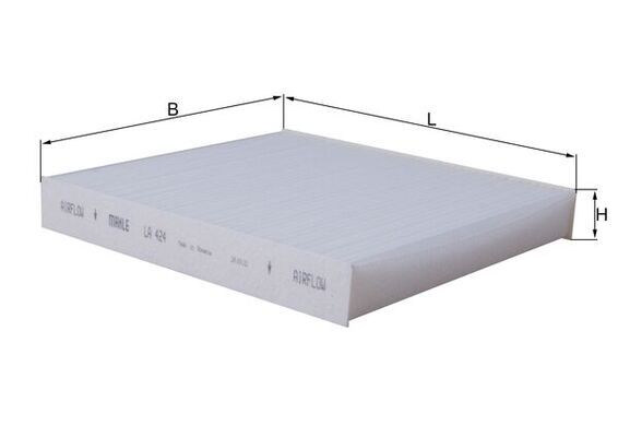 Filtru, aer habitaclu LA 424 KNECHT - Filtru aer habitaclu Filtru, aer habitaclu LA 424 KNECHT - Filtru aer habitaclu