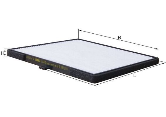 Filtru, aer habitaclu LA 471 KNECHT - Filtru aer habitaclu Filtru, aer habitaclu LA 471 KNECHT - Filtru aer habitaclu