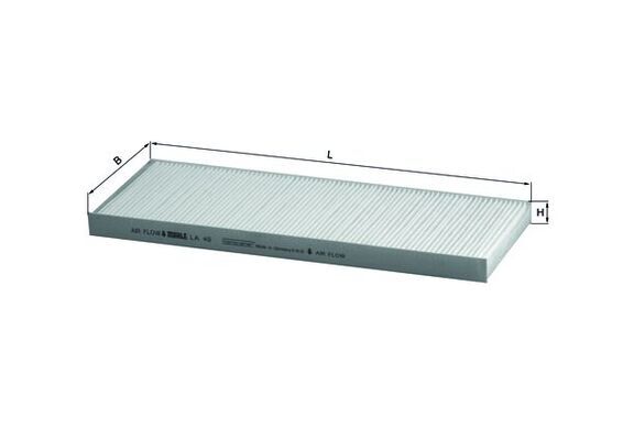 Filtru, aer habitaclu LA 49 KNECHT - Filtru aer habitaclu Filtru, aer habitaclu LA 49 KNECHT - Filtru aer habitaclu