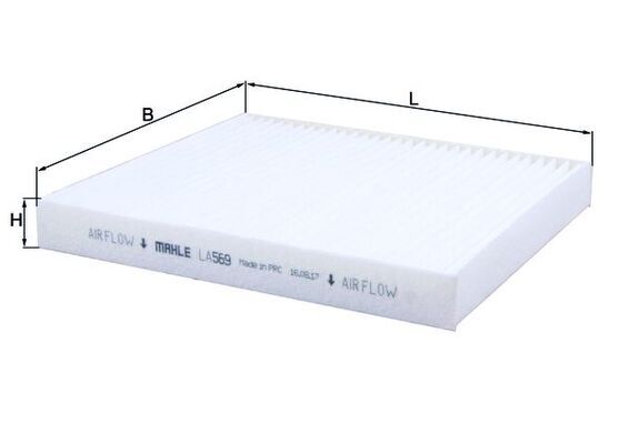Filtru, aer habitaclu LA 569 KNECHT - Filtru aer habitaclu Filtru, aer habitaclu LA 569 KNECHT - Filtru aer habitaclu