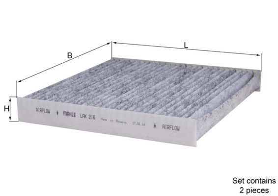 Filtru, aer habitaclu LAK 216 KNECHT - Filtru aer habitaclu Filtru, aer habitaclu LAK 216 KNECHT - Filtru aer habitaclu