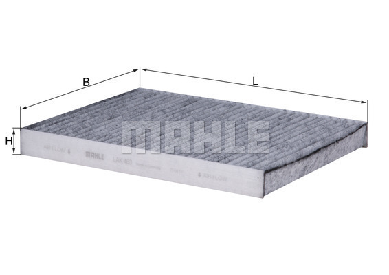 Filtru, aer habitaclu LAK 463 KNECHT - Filtru aer habitaclu