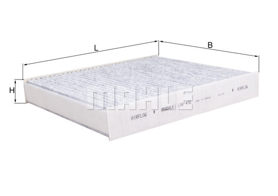 Filtru, aer habitaclu LAK 472 KNECHT - Filtru aer habitaclu