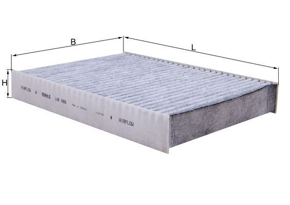 Filtru, aer habitaclu LAK 686 KNECHT - Filtru aer habitaclu Filtru, aer habitaclu LAK 686 KNECHT - Filtru aer habitaclu