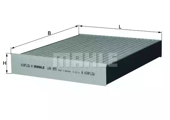 Filtru, aer habitaclu LAK 855 KNECHT - Filtru aer habitaclu