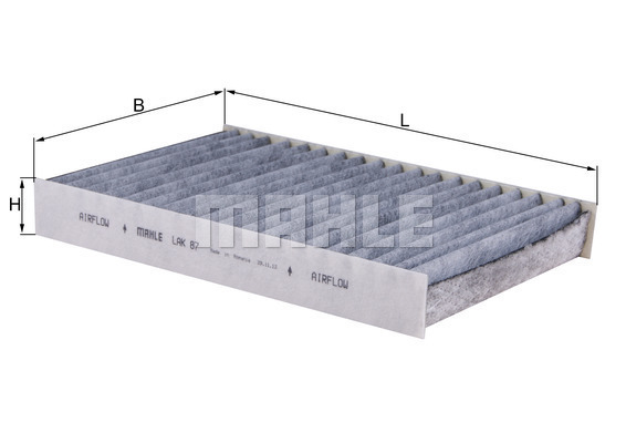 Filtru, aer habitaclu LAK 87 KNECHT - Filtru aer habitaclu Filtru, aer habitaclu LAK 87 KNECHT - Filtru aer habitaclu