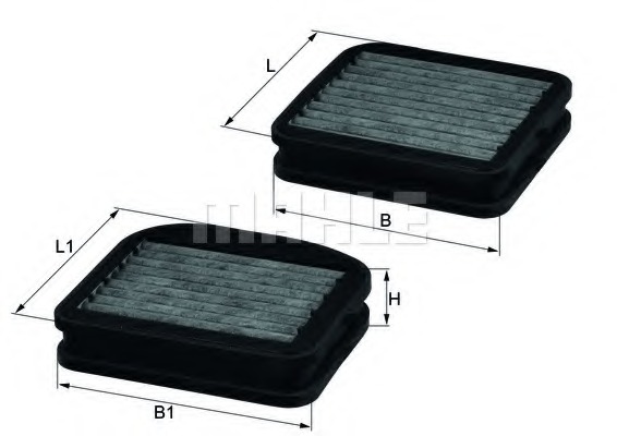 Filtru, aer habitaclu LKK 72/S KNECHT - Filtru aer habitaclu